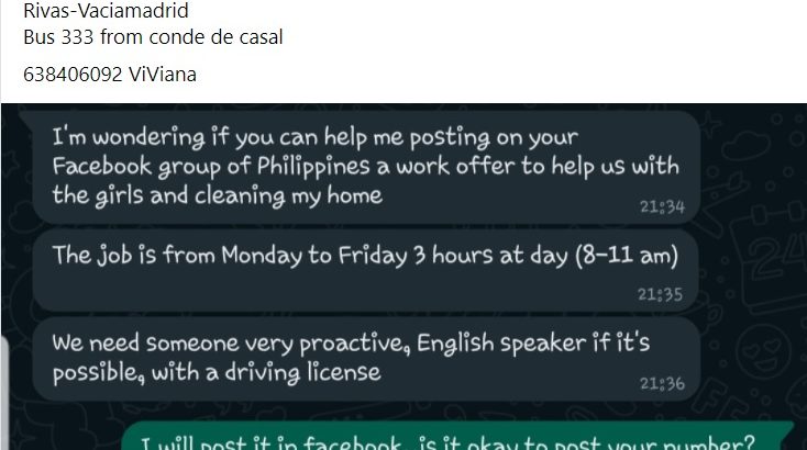 Househelp and Cleaning (Capable to speak English)